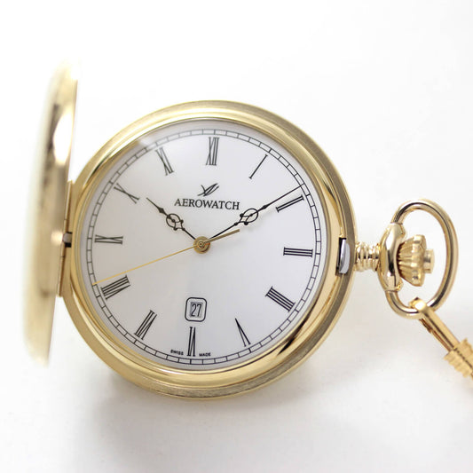 アエロ(AERO)/懐中時計/42796ja01/クォーツ式/ハンターケース