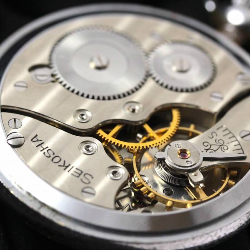 【Sold out】まだまだ使える19セイコー鉄道時計/7石/秒針止め機能/絶版時計/オーバーホール済