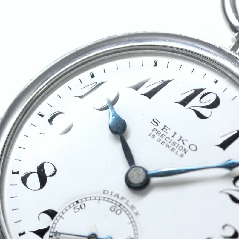 【Sold out】昭和の19セイコー鉄道時計/15石/ダイアフレックス/絶版時計/オーバーホール済