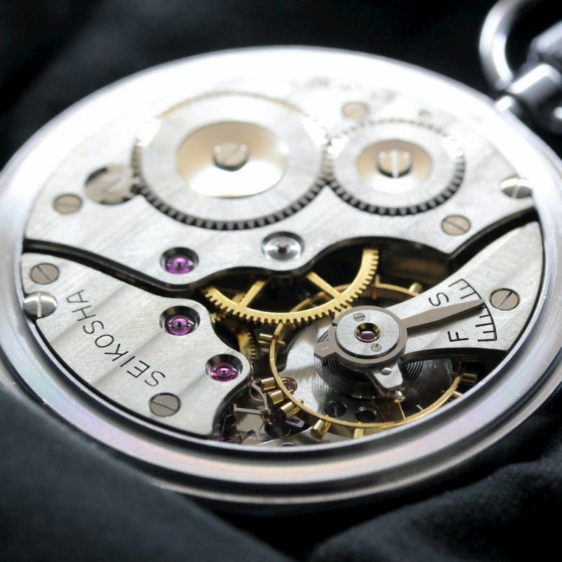 昭和の19セイコー鉄道時計/15石/ダイアフレックス/絶版時計/オーバーホール済