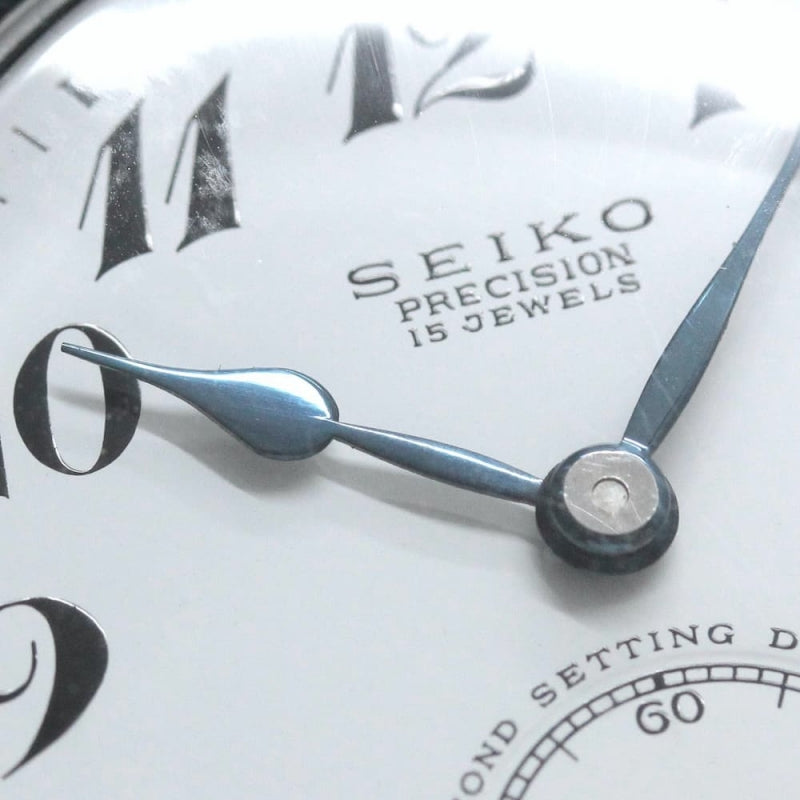 昭和40年の19セイコー鉄道時計/15石/秒針止め機能/絶版時計/オーバーホール済/19seiko-1058