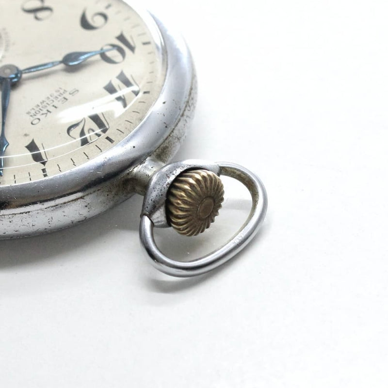 昭和36年の19セイコー鉄道時計/15石/秒針止め機能/絶版時計/19seiko-1067