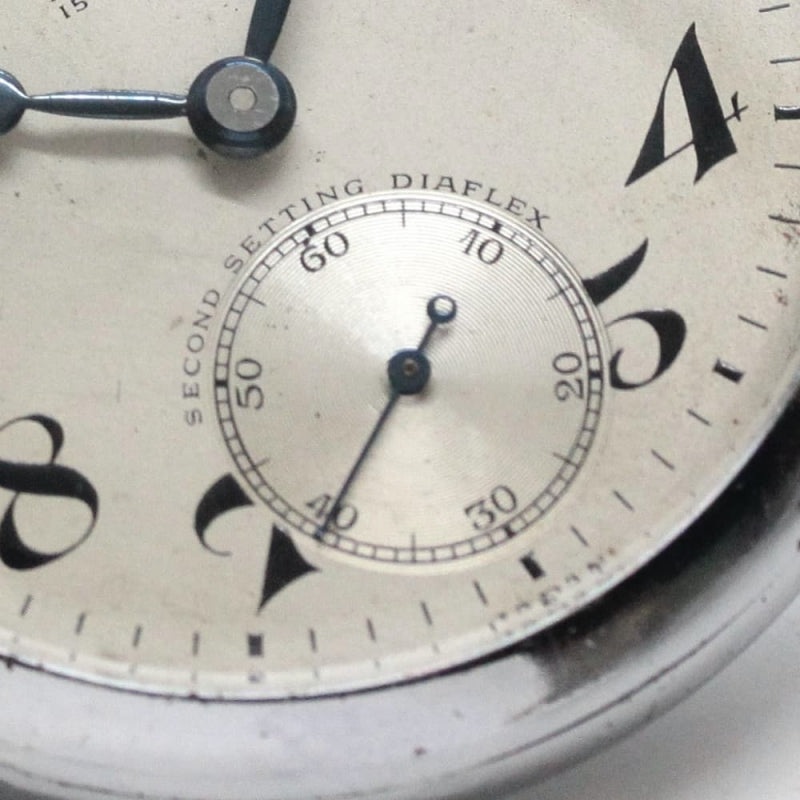 昭和36年の19セイコー鉄道時計/15石/秒針止め機能/絶版時計/19seiko-1067