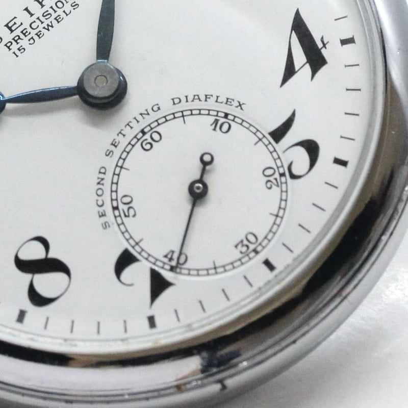 昭和41年の19セイコー鉄道時計/15石/秒針止め機能/絶版時計/19seiko-1068