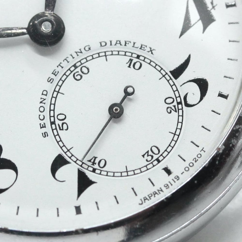 昭和45年の19セイコー鉄道時計/15石/秒針止め機能/絶版時計/19seiko-1069