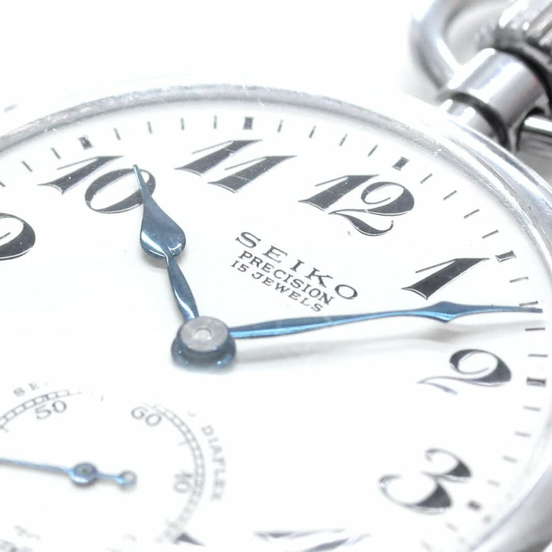 昭和39年の19セイコー鉄道時計/15石/秒針止め機能/絶版時計/オーバーホール済/19seiko-1072
