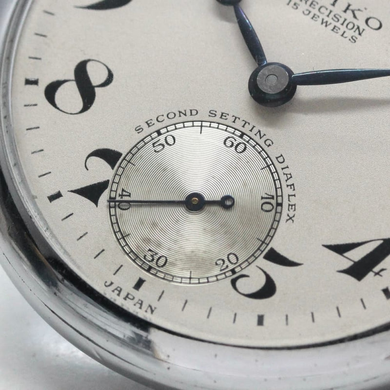 昭和37年の19セイコー鉄道時計/15石/秒針止め機能/絶版時計/19seiko-1098