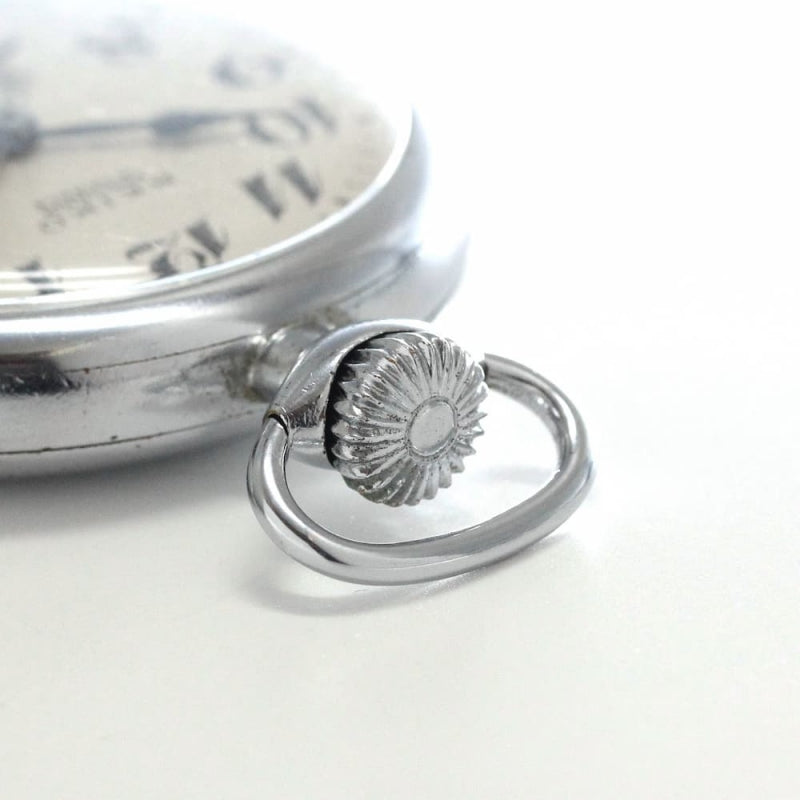 昭和35年の19セイコー鉄道時計/15石/秒針止め機能/絶版時計/19seiko-1125