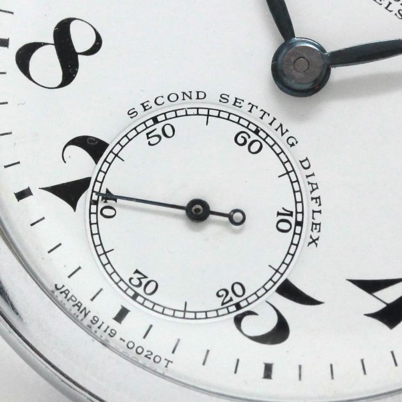 昭和41年の19セイコー鉄道時計/15石/秒針止め機能/絶版時計/19seiko-1133