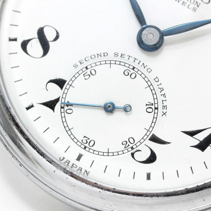 昭和38年の19セイコー鉄道時計/15石/秒針止め機能/絶版時計/19seiko-1135