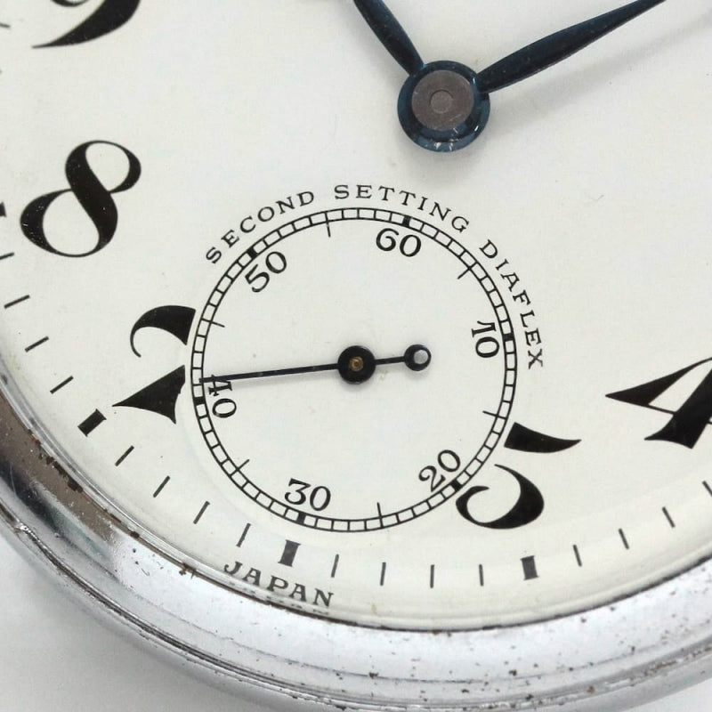 昭和41年の19セイコー鉄道時計/15石/秒針止め機能/絶版時計/オーバーホール済/19seiko-1142