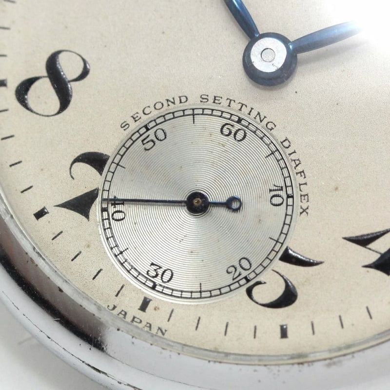 昭和36年の19セイコー鉄道時計/15石/秒針止め機能/絶版時計/19seiko-1144