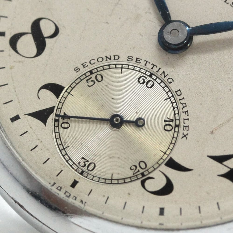 昭和37年の19セイコー鉄道時計/15石/秒針止め機能/絶版時計/19seiko-1147