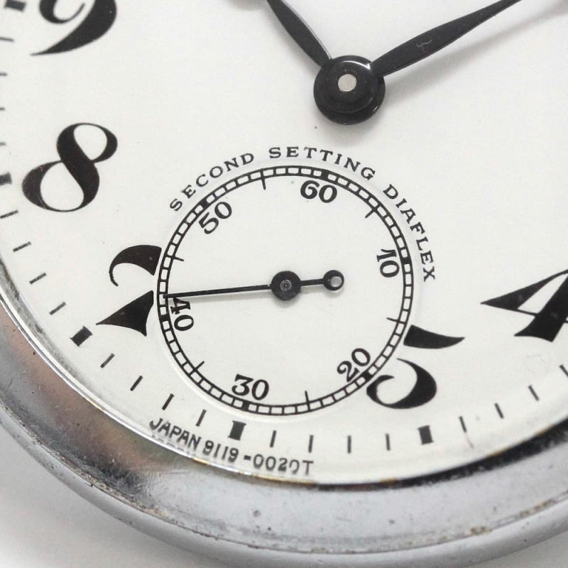 昭和45年の19セイコー鉄道時計/15石/秒針止め機能/絶版時計/オーバーホール済/19seiko-1152