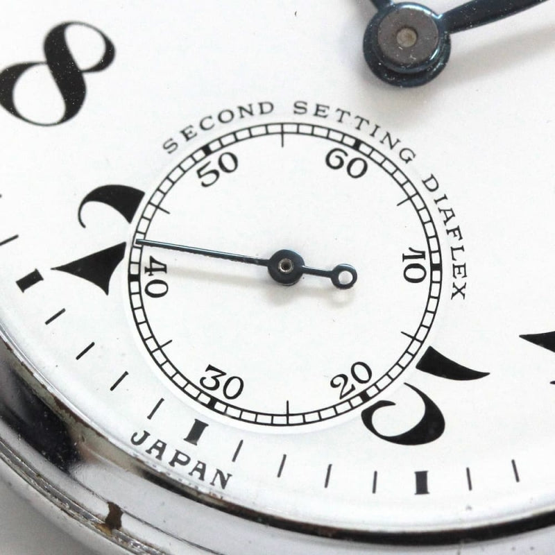 昭和42年の19セイコー鉄道時計/15石/秒針止め機能/絶版時計/19seiko-1154