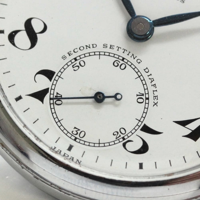 昭和41年の19セイコー鉄道時計/15石/秒針止め機能/絶版時計/19seiko-1155