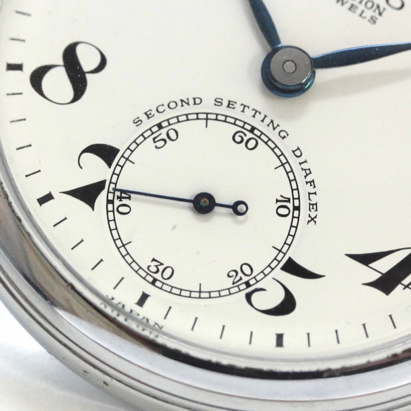 昭和39年の19セイコー鉄道時計/15石/秒針止め機能/絶版時計/オーバーホール済/19seiko-1163