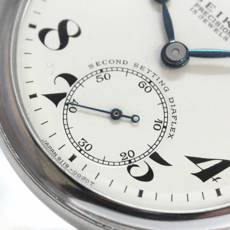 昭和の19セイコー鉄道時計/15石/ダイアフレックス/19seiko-1166