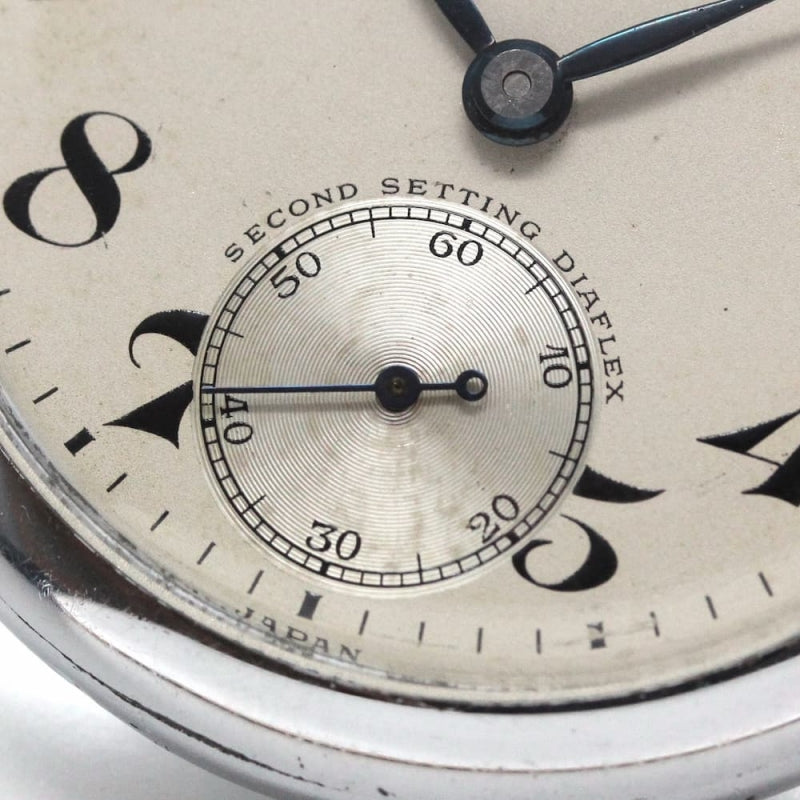 昭和35年の19セイコー鉄道時計/15石/秒針止め機能/絶版時計/19seiko-1171