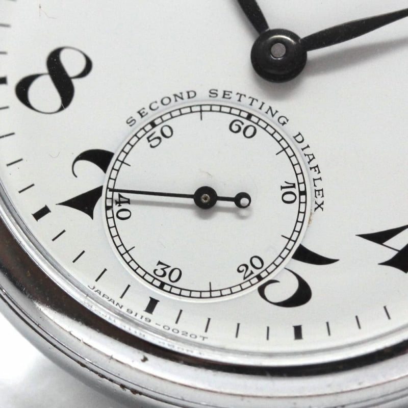 昭和46年の19セイコー鉄道時計/15石/秒針止め機能/絶版時計/19seiko-1175