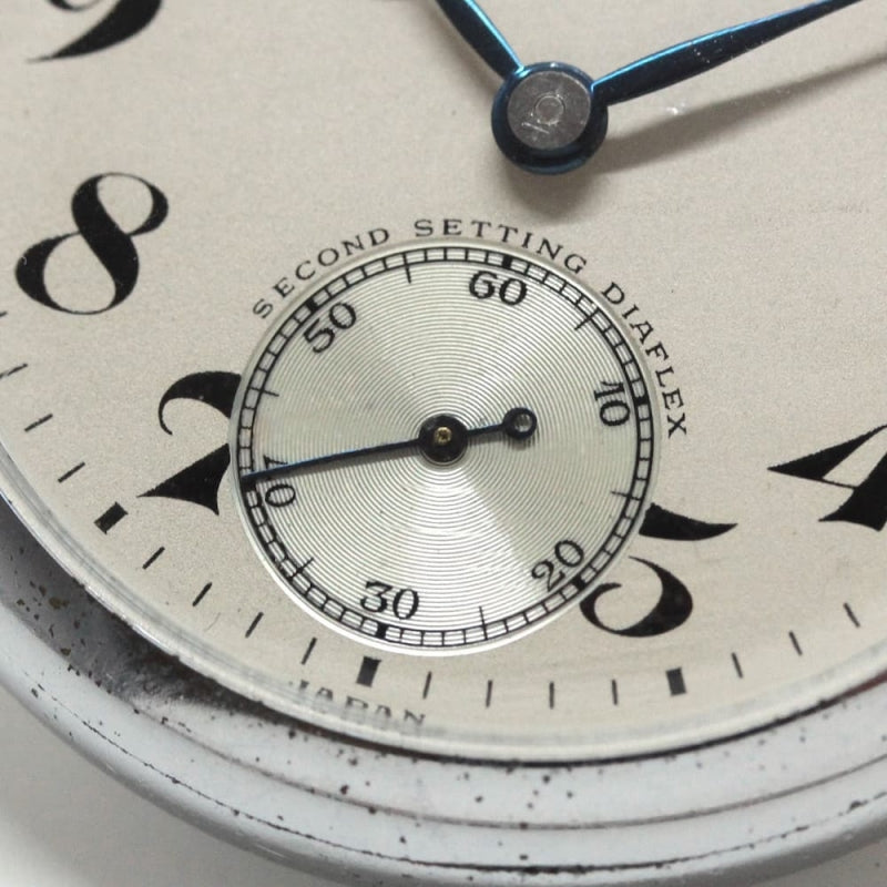 昭和37年の19セイコー鉄道時計/15石/秒針止め機能/絶版時計/19seiko-1176