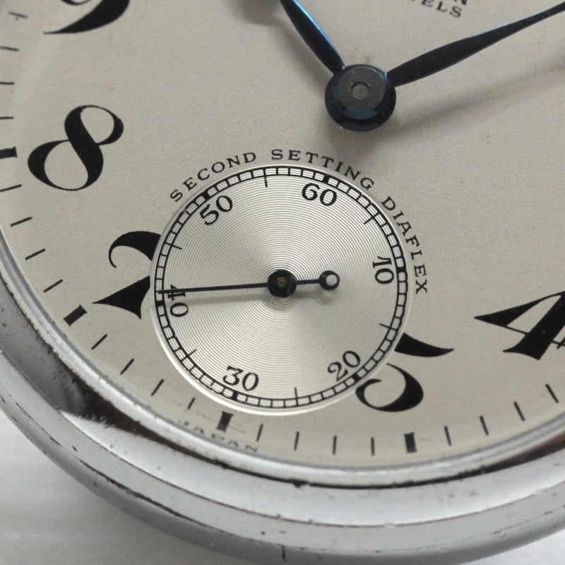 昭和36年の19セイコー鉄道時計/15石/秒針止め機能/絶版時計/19seiko-1186