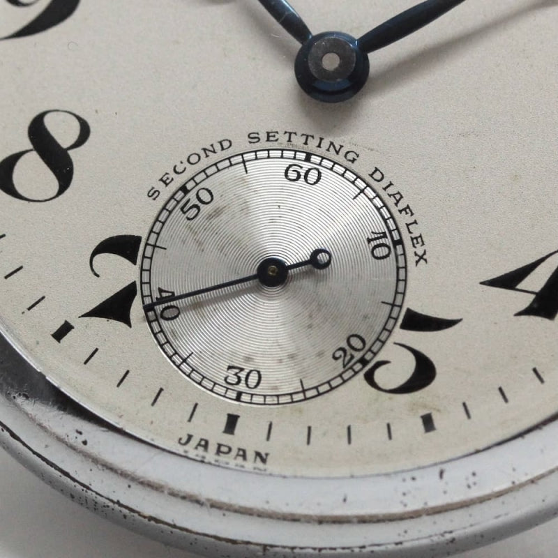 昭和36年の19セイコー鉄道時計/15石/秒針止め機能/絶版時計/19seiko-1192