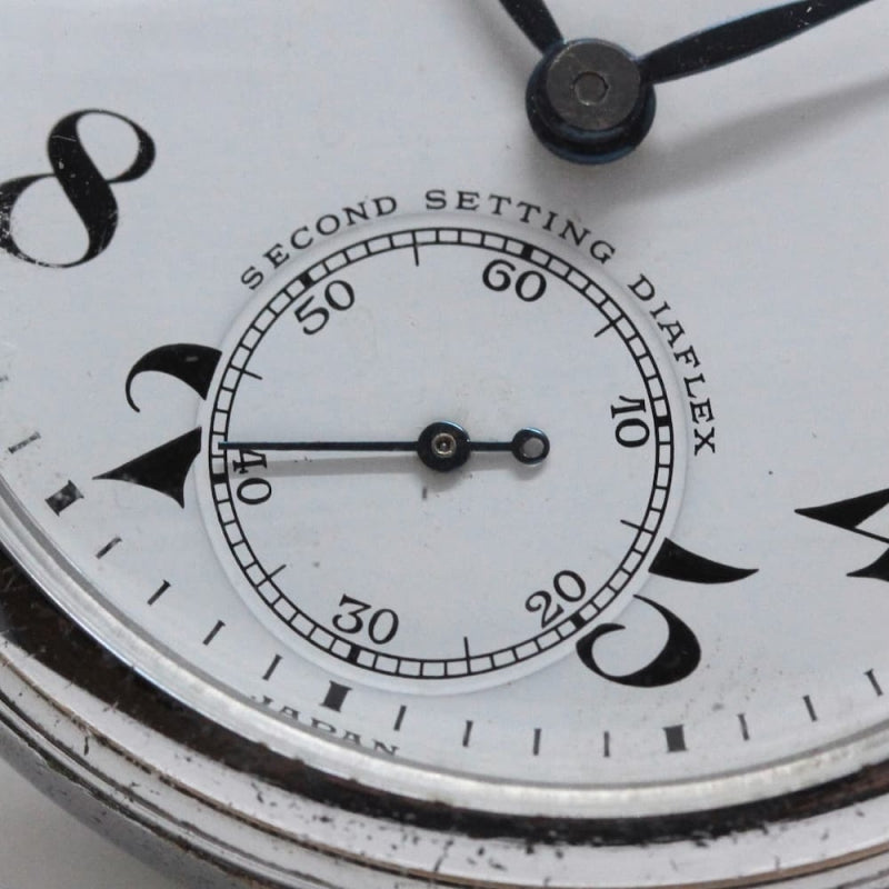 昭和39年の19セイコー鉄道時計/15石/秒針止め機能/絶版時計/19seiko-1194