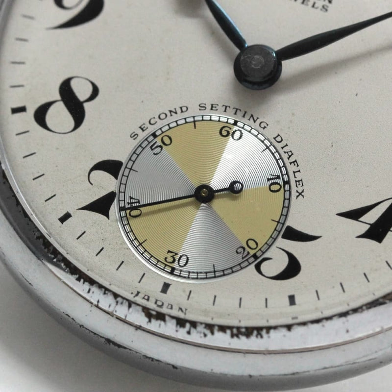 昭和37年の19セイコー鉄道時計/15石/ダイアフレックス/絶版時計/オーバーホール済/日本電信電話公社/19seiko-1197