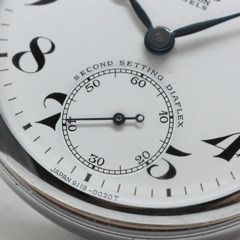 昭和の19セイコー鉄道時計/15石/ダイアフレックス/19seiko-1203