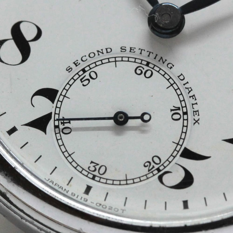 昭和39年の19セイコー鉄道時計/15石/秒針止め機能/絶版時計/オーバーホール済/19seiko-1208