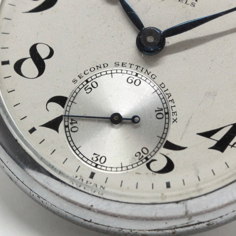 昭和37年の19セイコー鉄道時計/15石/秒針止め機能/絶版時計/19seiko-1209