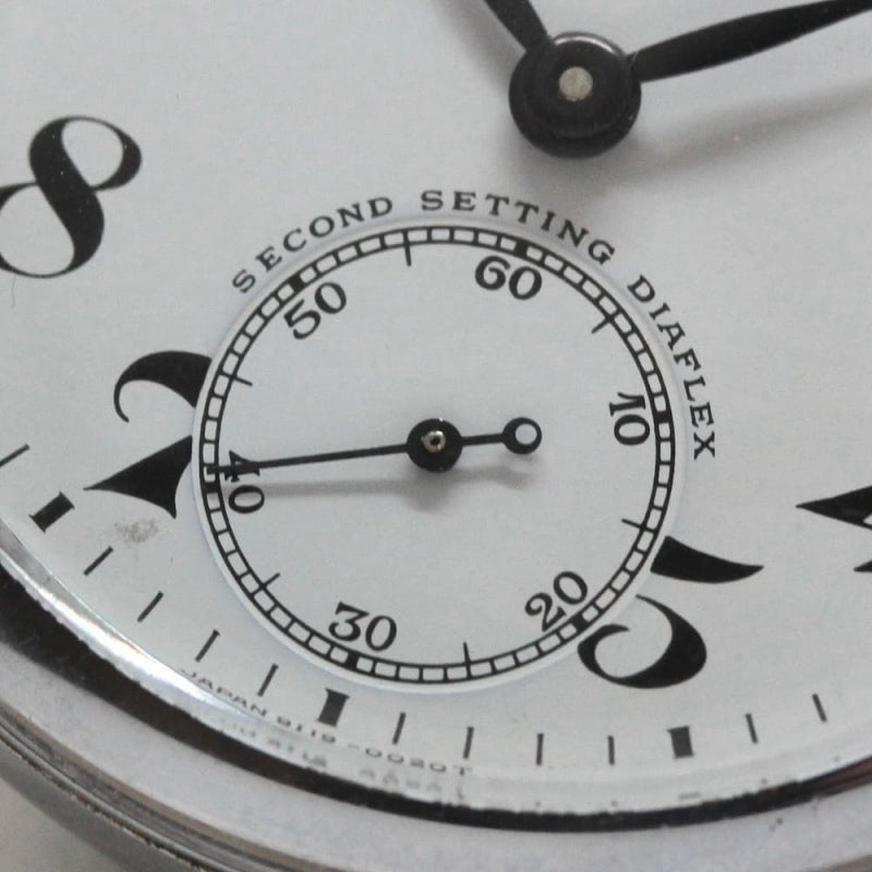 昭和44年の19セイコー鉄道時計/15石/秒針止め機能/絶版時計/オーバーホール済/19seiko-1219