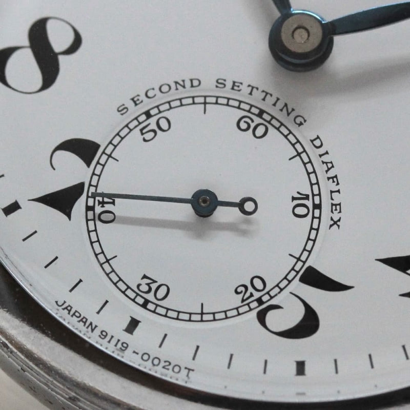 昭和41年の19セイコー鉄道時計/15石/秒針止め機能/絶版時計/19seiko-1221