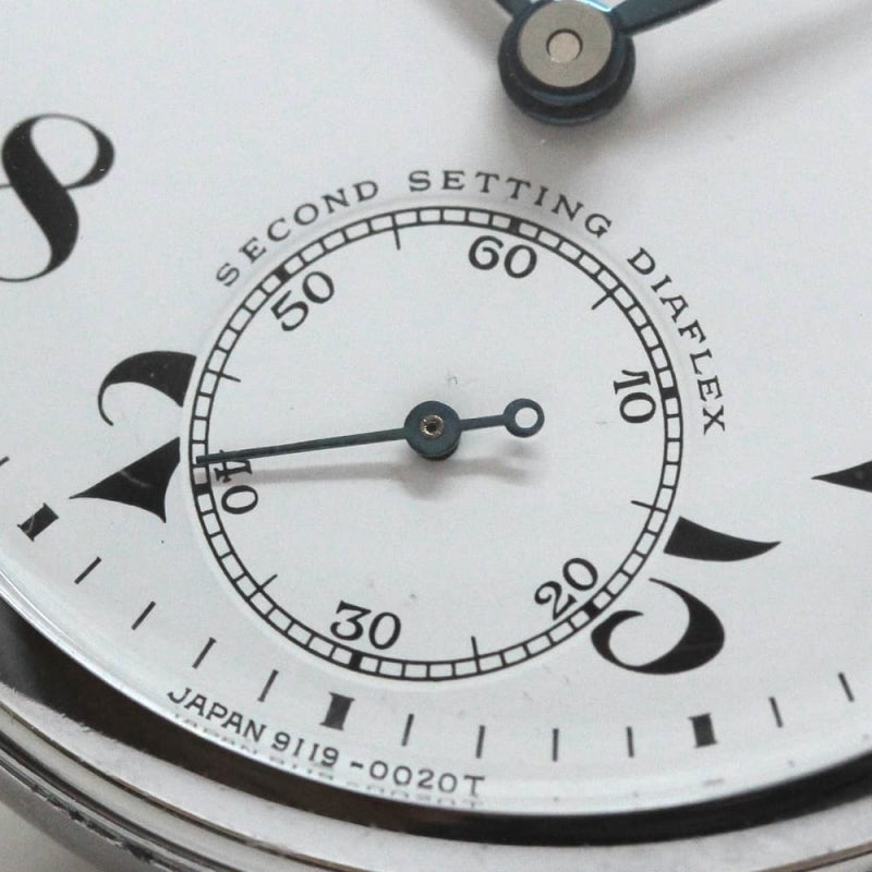 昭和41年の19セイコー鉄道時計/15石/秒針止め機能/絶版時計/19seiko-1223