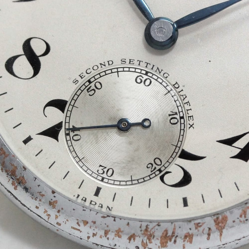 昭和36年の19セイコー鉄道時計/15石/秒針止め機能/絶版時計/19seiko-1226