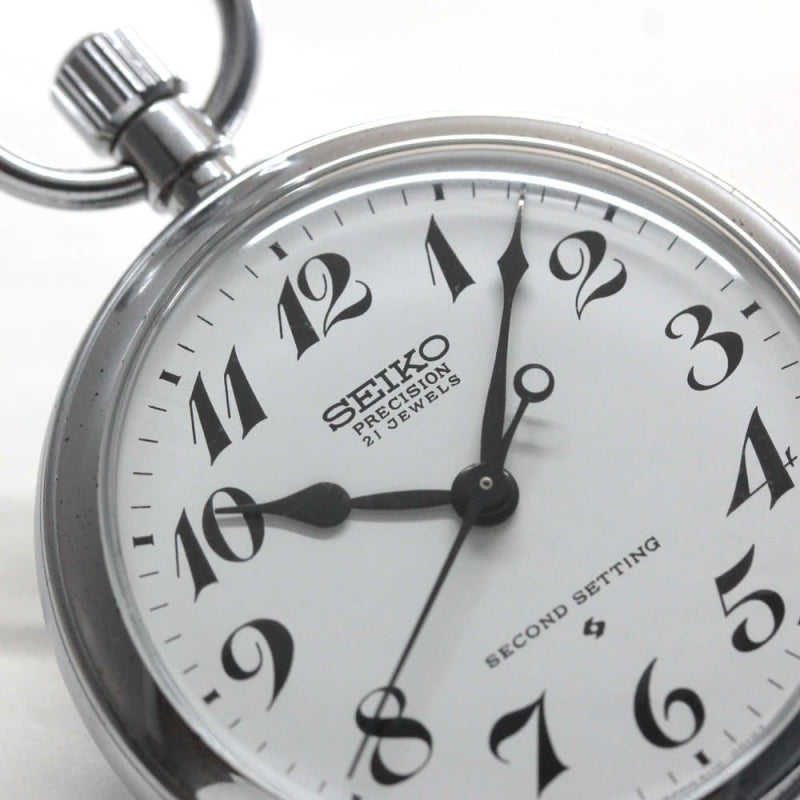 昭和の機械式セイコー鉄道時計/21石/19seiko-1263
