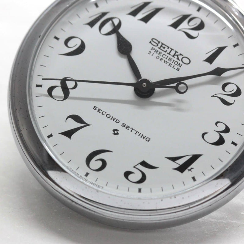昭和の機械式セイコー鉄道時計/21石/19seiko-1263