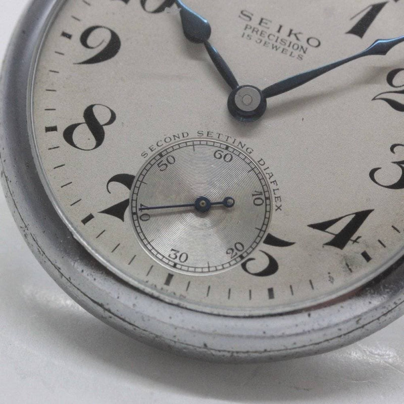 昭和37年の19セイコー鉄道時計/15石/秒針止め機能/絶版時計/19seiko-1296