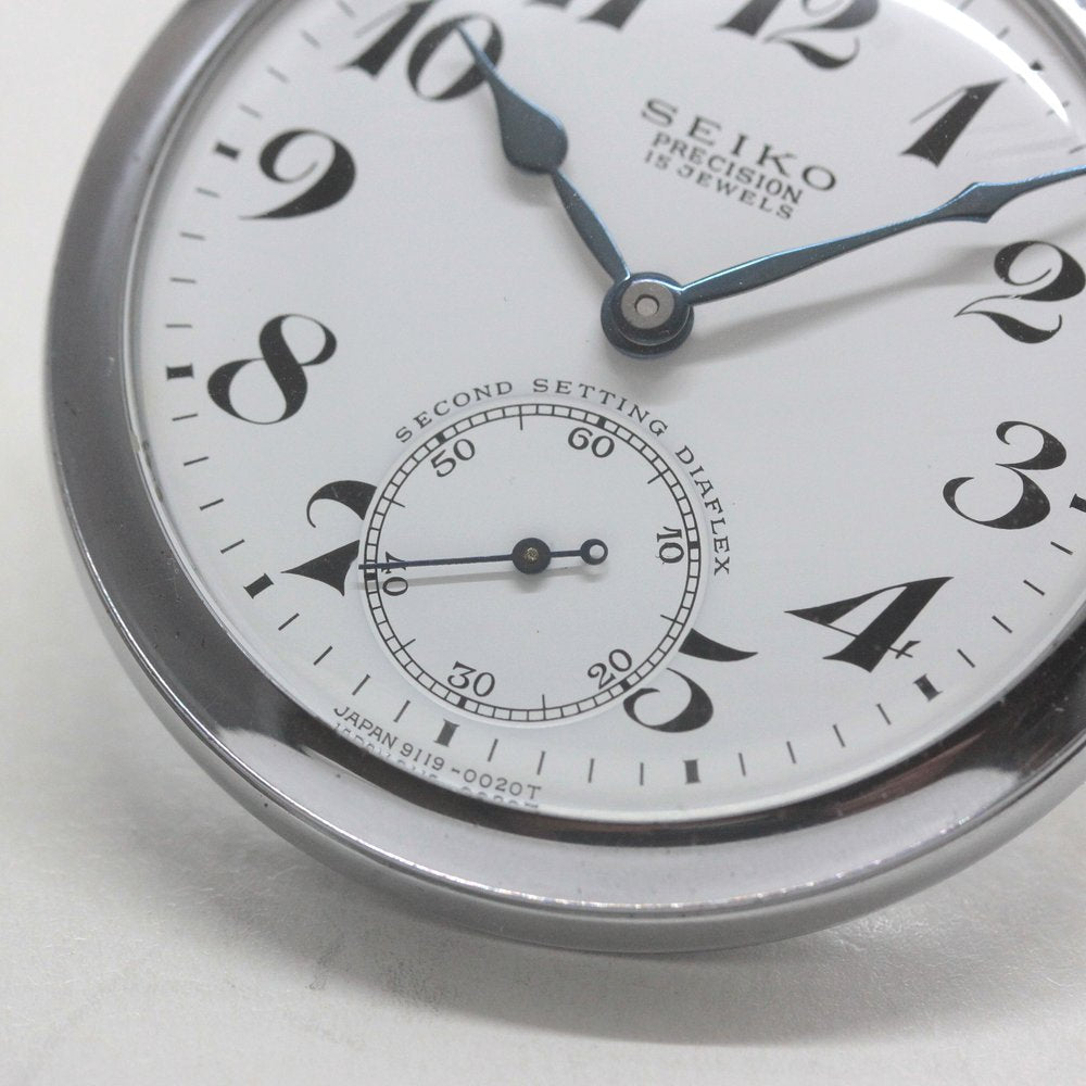 昭和の19セイコー鉄道時計/15石/ダイアフレックス/19seiko-1309