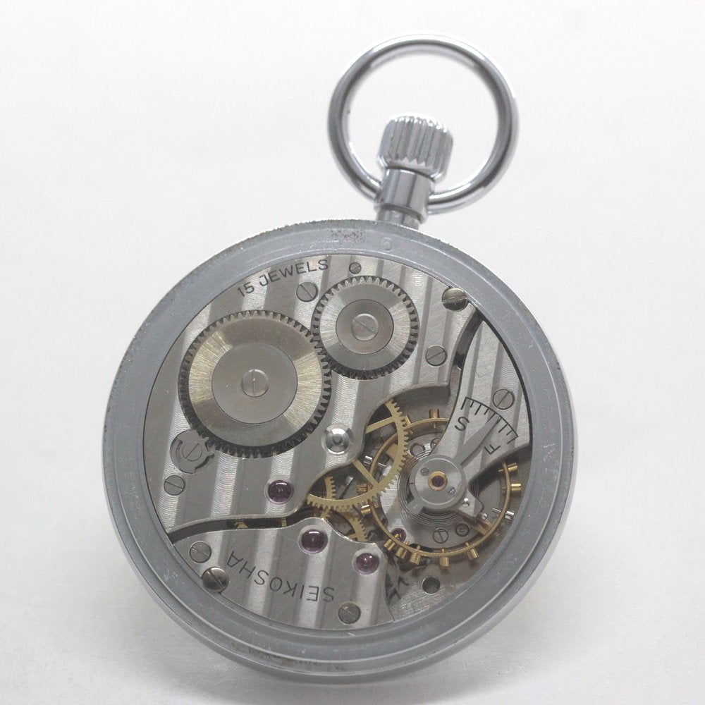 昭和の19セイコー鉄道時計/15石/ダイアフレックス/19seiko-1309