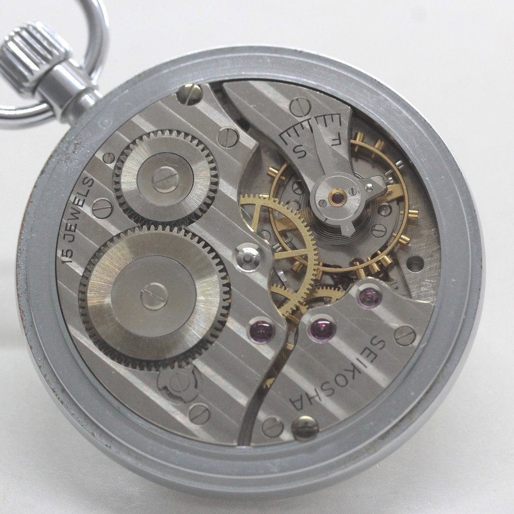 昭和の19セイコー鉄道時計/15石/ダイアフレックス/19seiko-1309