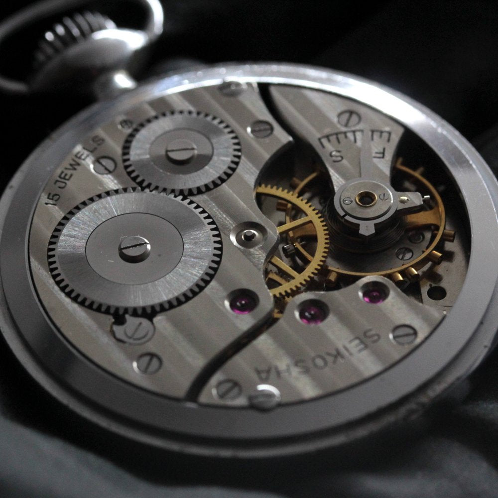 19セイコー プレシジョン 懐中時計 /日本電信電話公社 昭和37年/ 15石 / 絶版時計 /19seiko-1335