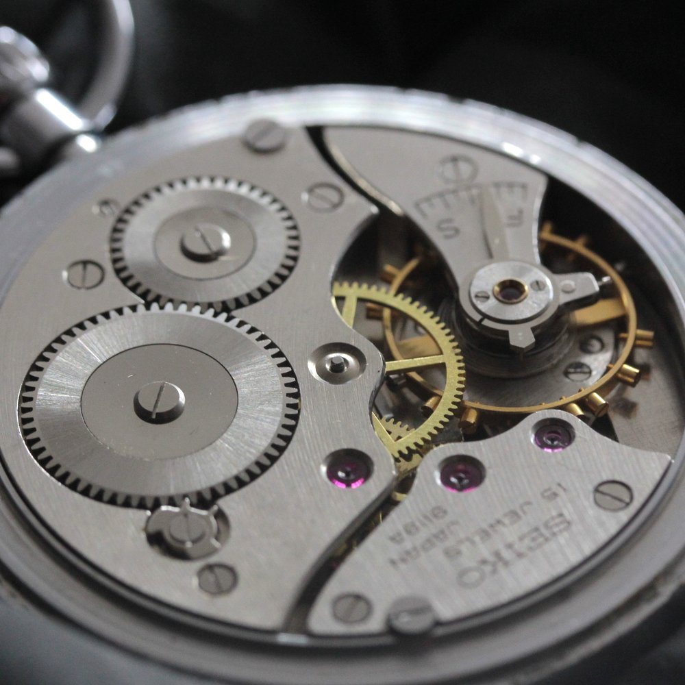 昭和46年の19セイコー鉄道時計 ムーブメント