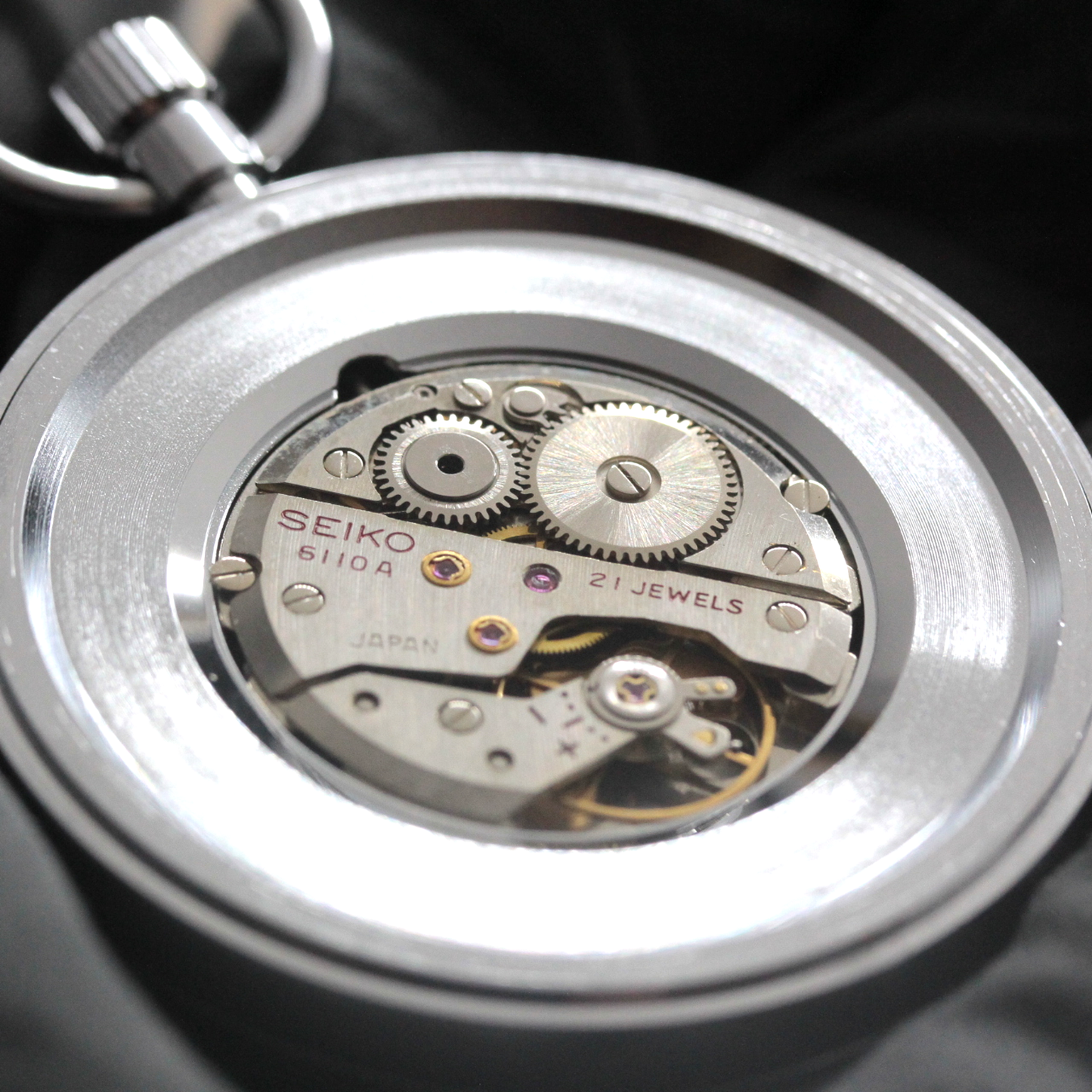 昭和の機械式セイコー鉄道時計/21石/19seiko-1346