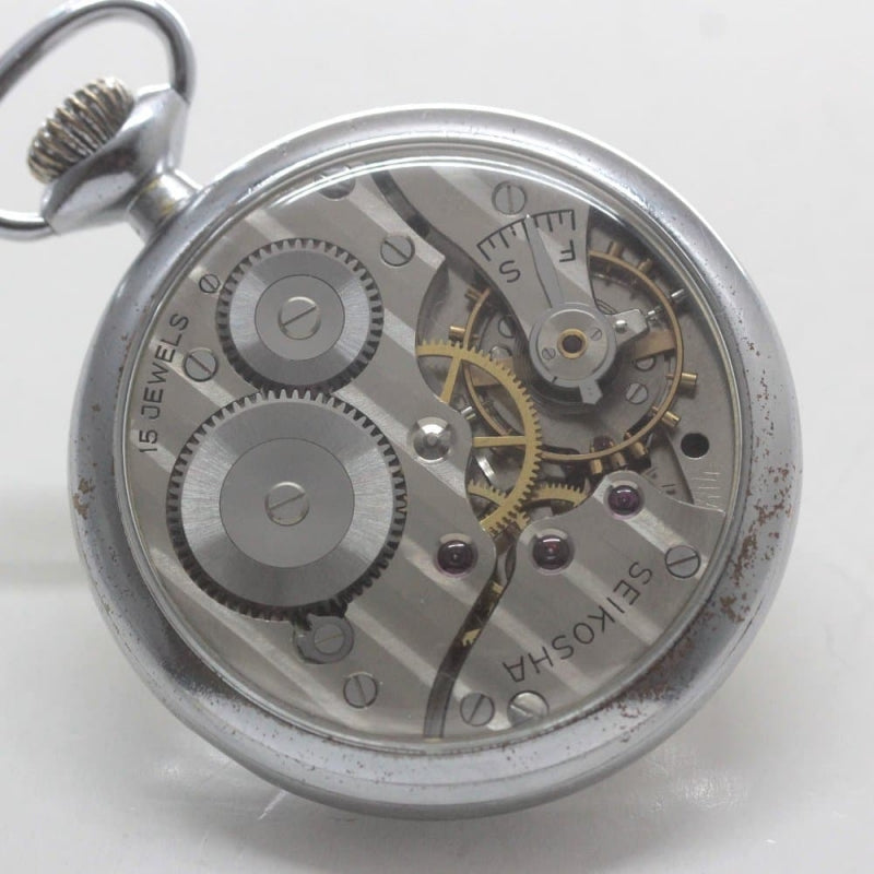 昭和の19セイコーシースルーバックカスタム/15石/ダイアフレックス/絶版時計/オーバーホール済/19seiko-costom15