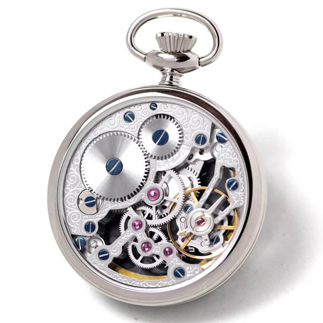 EPOS(エポス)スケルトン 懐中時計 2003NS