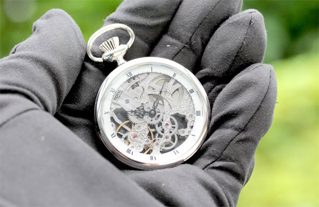 EPOS(エポス)スケルトン 懐中時計 2003NS