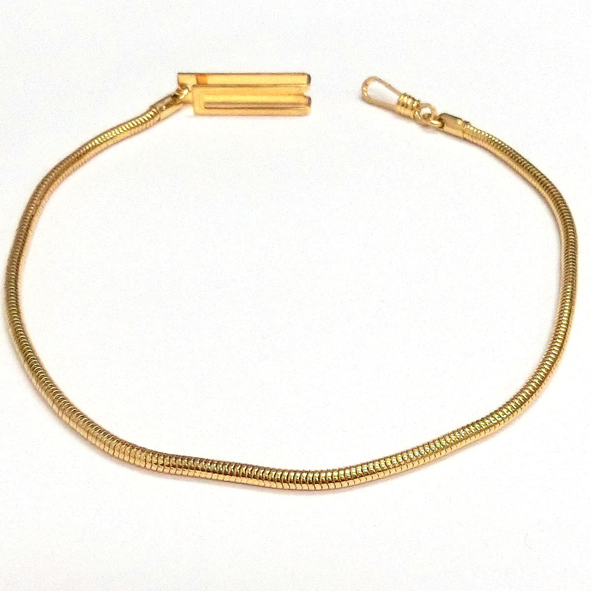 懐中時計用チェーン  3.2G-フック(フックタイプ・ゴールドカラー)