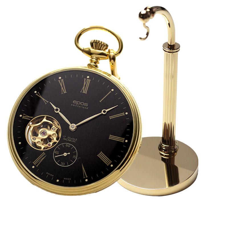エポス(EPOS)/懐中時計 2090GPBK-NL 手巻き式